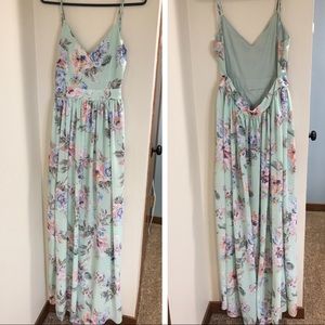 Miss California Mint Floral dress